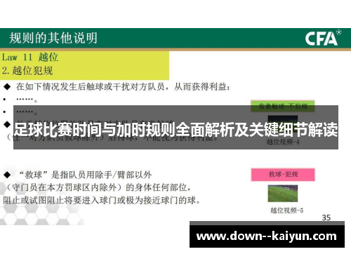 足球比赛时间与加时规则全面解析及关键细节解读